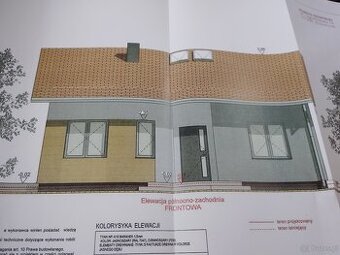 Działka z rozpoczęta budowa