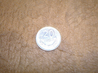 Sprzedam monetę 20 groszy z roku 1978 r., używana.