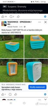 Mały basen ogrodowy