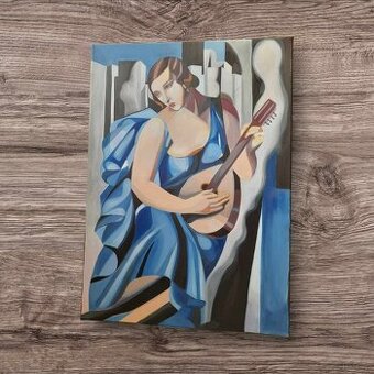 Sprzedam obraz Tamara Łempicka- Kobieta z Tamburynem