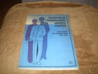 Sprzedam książkę Konstrukcja i modelowanie odzieży męskiej,