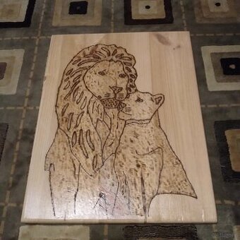 Obrazy drewniane wypalane