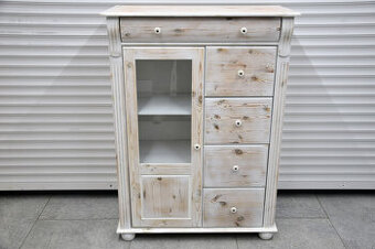 komoda z drewna sosnowego - jak nowa