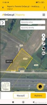 Sprzedam działke rolno budowlanom