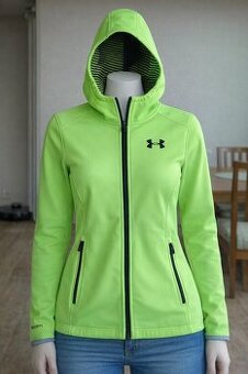 Bunda Under Armour s kapucí neonově žlutá 140–145 cm / 10 le - 1