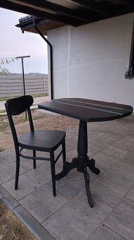 Stolik kawowy plus krzesło PRL