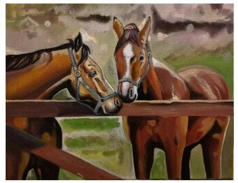 Sprzedam obraz konie