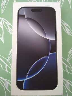 Apple iPhone 16 Pro 256 GB Black Titanium – nowy, zaplombowa