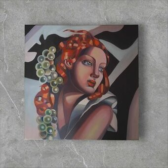 Sprzedam obraz Tamara Łempicka- Kobieta z  winogronami