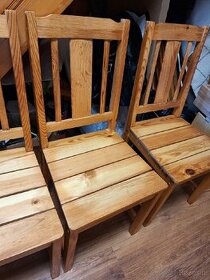 Krzesła drewniane sosnowe 4 sztuki