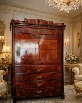 Oryginalna sekretera Biedermeier