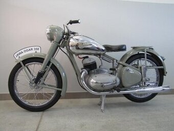 Jawa 250 Pérák FJ (1947) z oryginalnym dowodem + zestaw Ogar