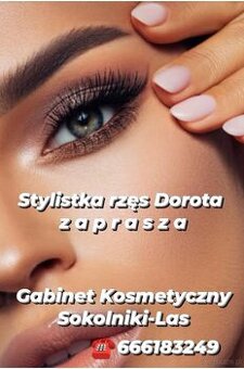Stylizacja rzęs przedłużanie zagęszczanie w Sokolnikach-Las