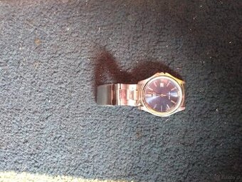 Zegarek CASIO QUARTZ WATER RESIST z metalowa bransoletką cen