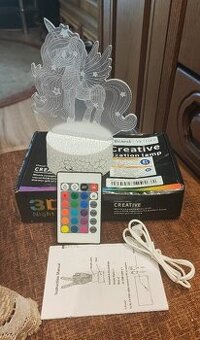 Lampka nocna z Jednorożcem