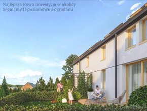 Segment bliźniaka 93m2 z ogrodem GAJ, Mogilany