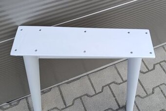 Nogi metalowe do stołu/biurka – kolor szary