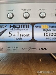 Amplituner+nagrywarka+głośnik centralny