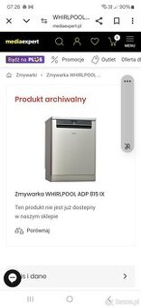 Zmywarka wolnostojaca
