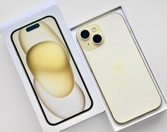 iPhone 15 Yellow BATERIA 100% TOP