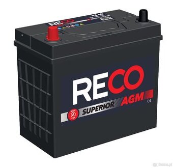 Akumulator RECO AGM12V 45Ah 380A Toyota Prius Grudziądz