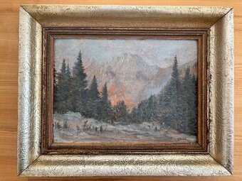 obraz Františka Zavřela, Tatry Wysokie - Tarcza Gerlacha