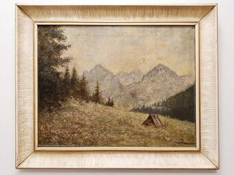 Malarstwo - Kottner, Tatry Wysokie olej na płótnie