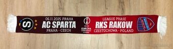 szalik "Sparta" Praga - "Raków" Częstochowa 2025 /26
