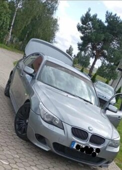 Goła karoseria bmw e60 A08 silbergrau metalic