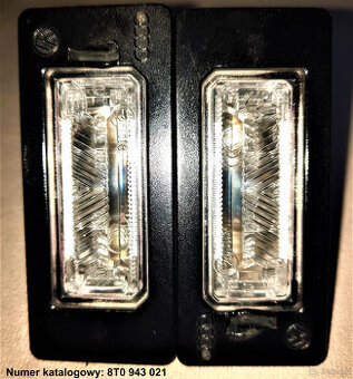 Sprzedam oryginalne lampki do Audi A4 B8 ośw. rejestracji