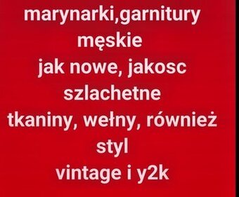 odzież męska styl VINTAGE i y2k