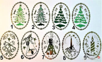 Naklejki samoprzylepne złocone