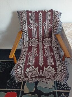 Dwie ładne narzuty na fotele, dwustronne