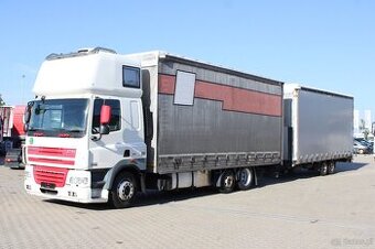 DAF CF 85.460, 6X2, NIEZALEŻNA KLIMATYZACJA + FLIEGL TPS 100