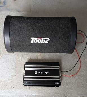Subwoofer plus wzmacniacz,