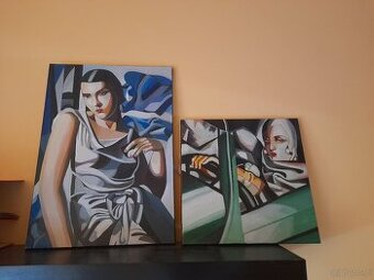 Sprzedam obraz Tamara Łempicka- z chustą
