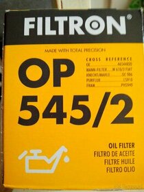 Filtr oleju OP 545/2 FILTRON