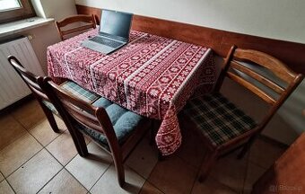 stół krzesła zestaw 70x120 70 120 stol z krzeslami