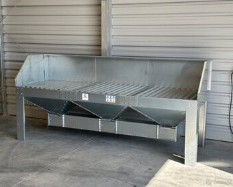 Stół szlifierski odciągowy / aluminiowy 3000x1000mm