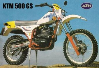 Plakat KTM Enduro GS 500