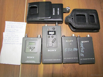 Nadajniki i Odbiornik Sony WWR-810 , WRT-8B , WRT-28