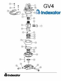 Części do obrotu rotator Indexator