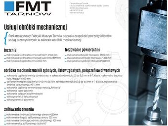 Usługi CNC , szlifowanie , frezowanie, toczenie, wyważanie