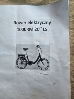 Sprzedam dwa rowery elektrycznie 1000 RM 20"LS
