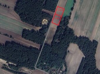 Działki budowlane o pow. 1200m2 i 1400m2, gm. Brzeziny