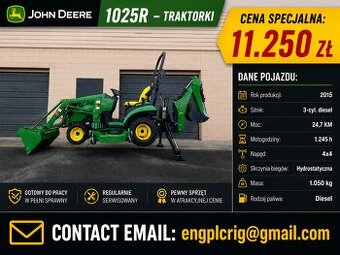 2015 John Deere 1025r – Traktorki