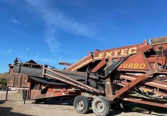 Przesiewacz EXTEC TURBO 5000 - sita 3,00m x 1,52m, wibracja,