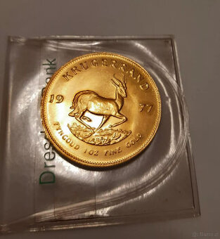 1 uncja złota moneta Krugerrand Południowa Afryka 1977