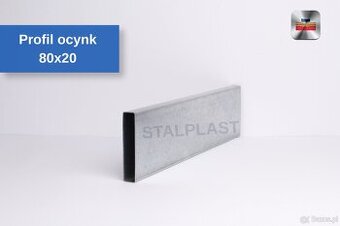 Profil stalowy ocynkowany 80x20