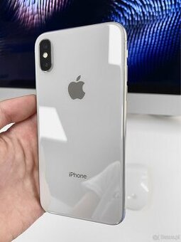 iPhone X Silver BATERIA 100% TOP